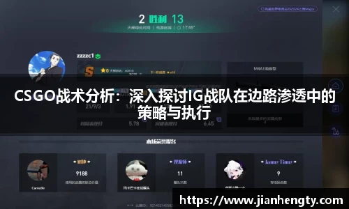 CSGO战术分析：深入探讨IG战队在边路渗透中的策略与执行